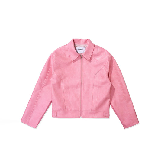 HADES PINKIE CREW LEATHER JACKET